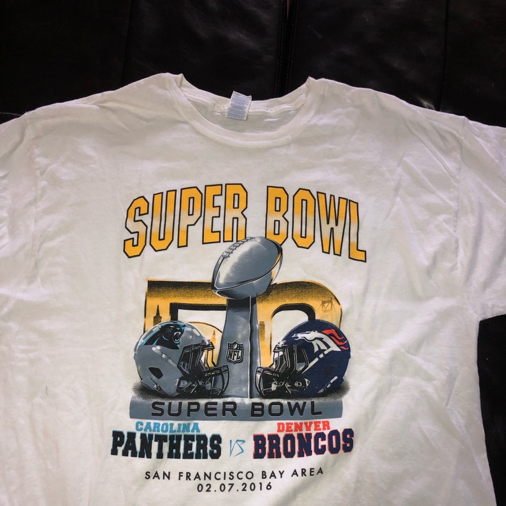 NFL Super Bowl 50 Mens Panthers vs  Broncos 2016